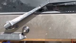 GMC safari van 3 of 3 rear window lock button repair removal Astro van rear window hatch push bottom