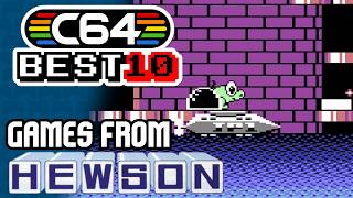 C64 Best 10 | Games from Hewson #retrogaming