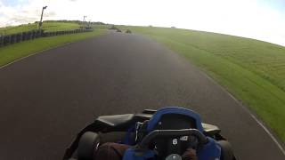 preview picture of video 'Thruxton final race crash - Kart accident - 25/05/2014'