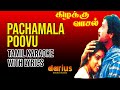 Kizhakku Vasal 1990 Pachamala Poovu Karaoke Song Tamil Lyrics Ilaiyaraaja