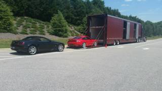 Enclosed auto transport