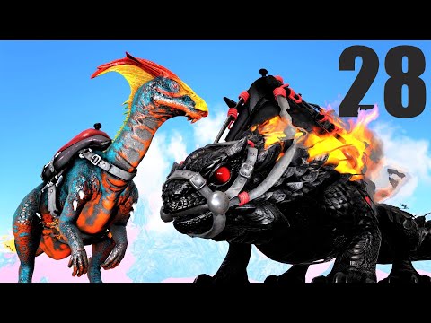 BEST DEMONIC CREATURES THORNY DRAGON & PARASAUR! | PRIMAL FEAR HARD MODE ARK SURVIVAL EVOLVED E28