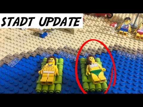 Bau einer Lego Stadt Teil 19 - Luftmatratzen und Sandburgen :)