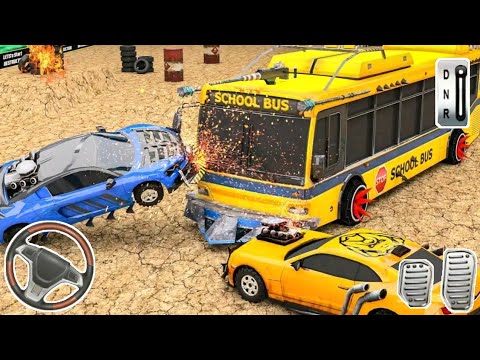 Real monster bus derby|Car shooting game|Android Gameplay