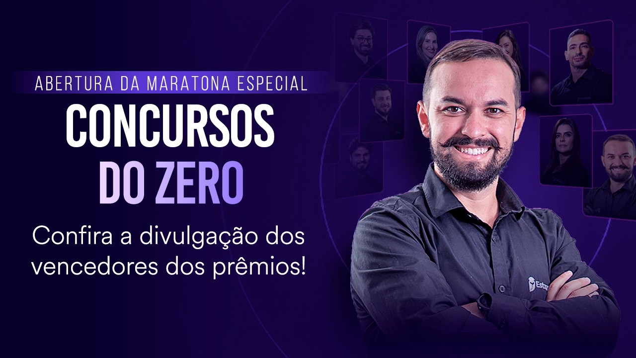 Maratona Especial: Concursos do Zero | Confira a divulgação dos vencedores dos prêmios!