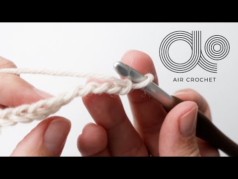 Slipstitches on the backside of chains | Kædemasker i den lille løkke bagpå lm-rækken