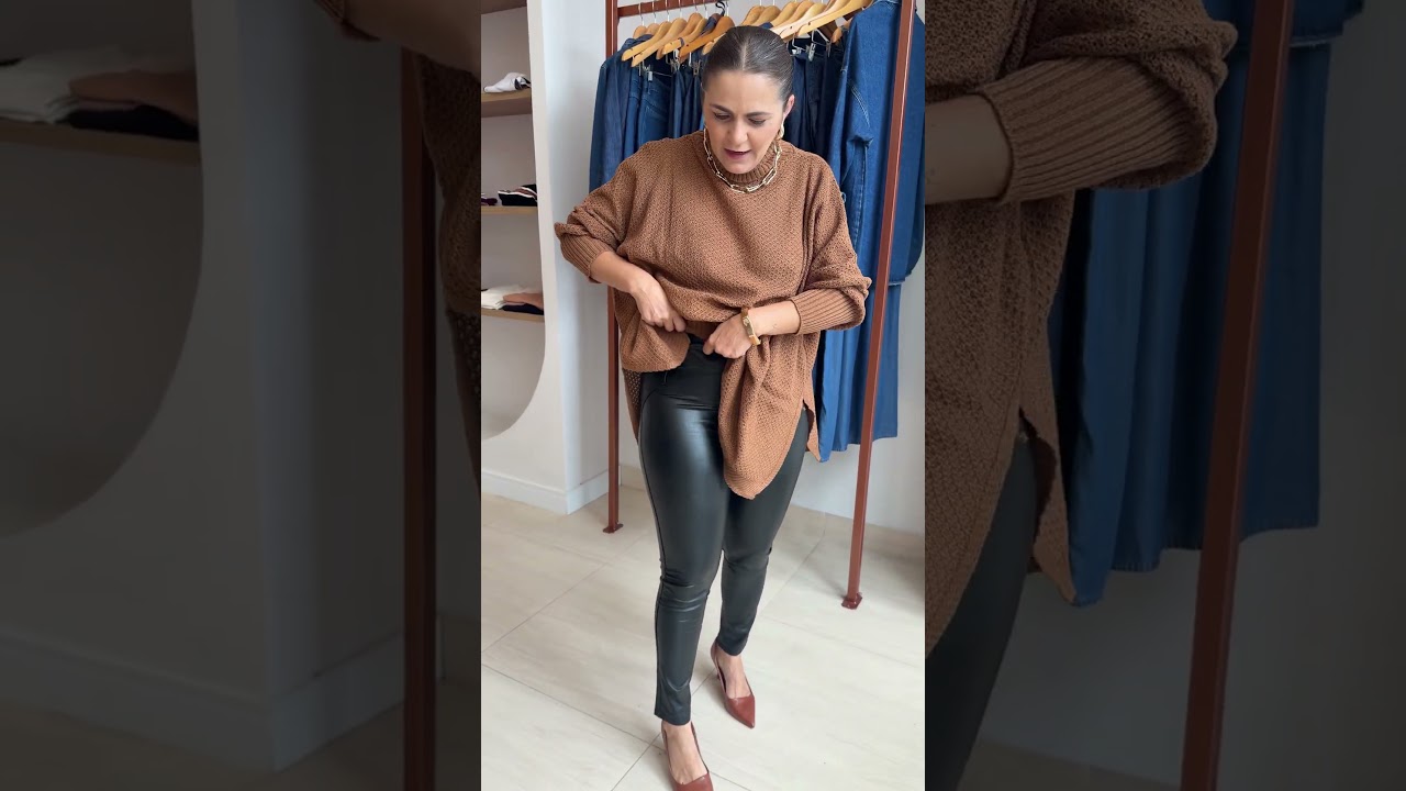 Vídeo Poncho Tricô Modal
