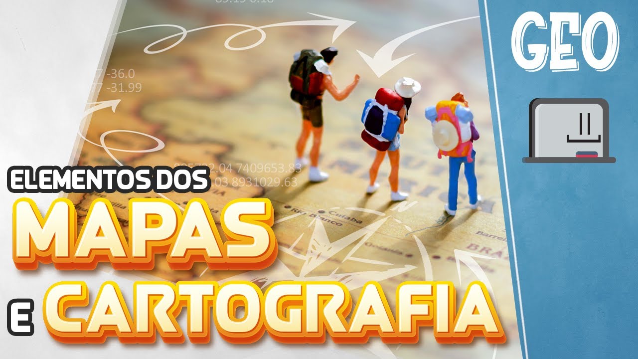Mapas e cartografia - Elementos de um mapa, legendas