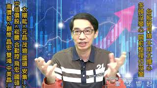 【掌聲響起】#賴昇楷 1214 - 台股破月線別擔心，為什麼呢? 中低價股《飛宏、明基材、合勤控、安集、國碩…》整體結構這樣看待；《創惟、晶宏、雙鴻…》這樣動作 (圖)