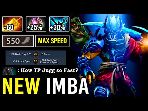 NEW STYLE Magic Juggernaut +360 DPS with OC Radiance Max Speed Blade Fury EZ Counter TB DotA 2