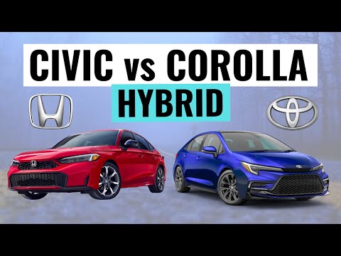 2025 Honda Civic Hybrid VS Toyota Corolla Hybrid || Tough Choice, Clear Winner
