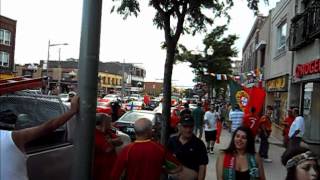 preview picture of video 'Portugal vs rep. checa festa Portuguesa em Toronto'