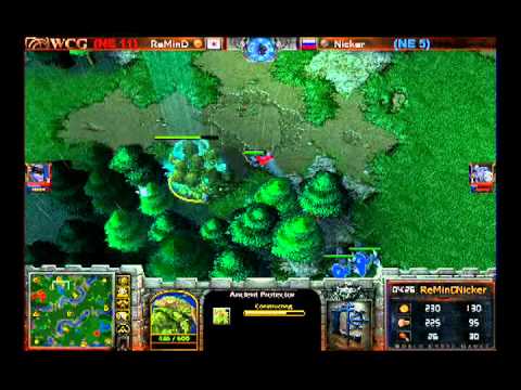 [2010 GF]Warcraft III: Semi-Final/Set 2- Remind(KR) vs.  Nicker(RU) /KOREAN