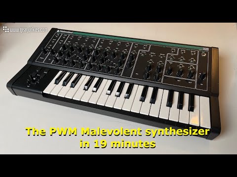 The PWM Malevolent synthesizer in 19 minutes