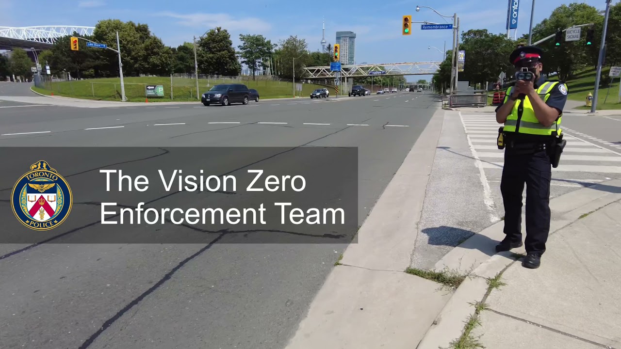 TPS Vision Zero Enforcement Team receive the 2021 CACP National Police Award for Traffic Safety