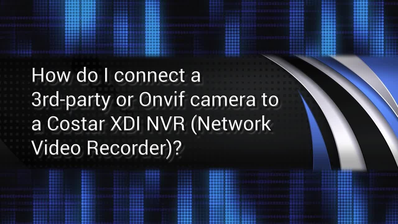 Tech Tips: How to Connect a 3rd Party Camera to an XDI Recorder