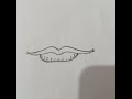 Shorts How To Draw Lip Hot Lip Kaise Banaye Easily Easy Art Painting ️ Viral Sketch ️ Subscri