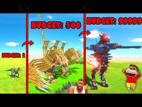 BUDGET MYSTERY SPIN BATTLES LIVE UPGRADE with SHINCHAN vs CHOP vs AMAAN-T in Animal Revolt Battle