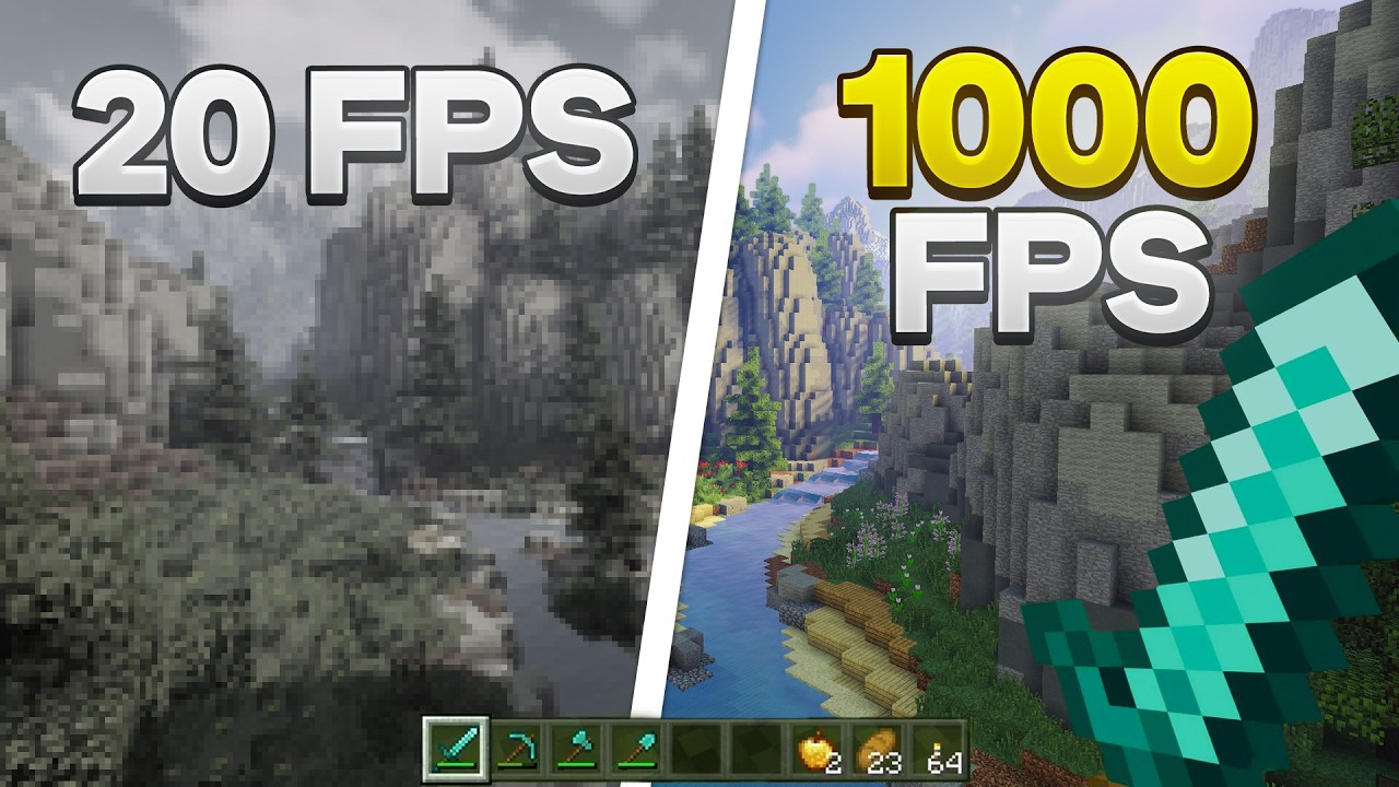 No More Lag! Minecraft FPS Boost To ACTUALLY Boost Minecraft FPS (Bedrock and Java)