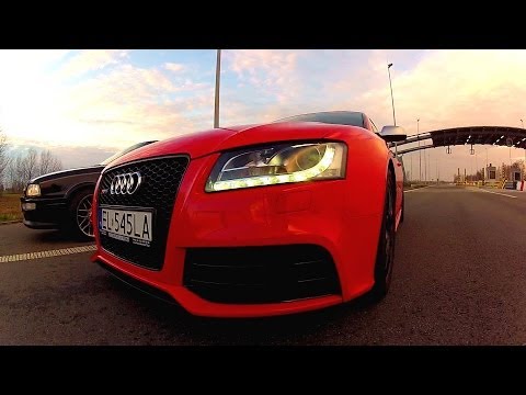 Audi S2 vs Audi RS5. 300km/h fight of two generations Coupe Quattro.