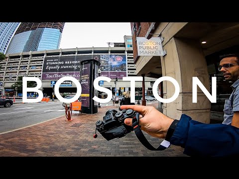 BUSY Boston Street Photography! | FUJIFILM X-T2