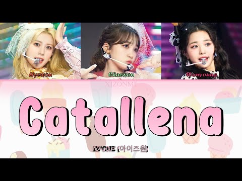 IZ*ONE (아이즈원) - 'Catallena (까탈레나)' (Rom/Han/Eng) Color-Coded Lyrics