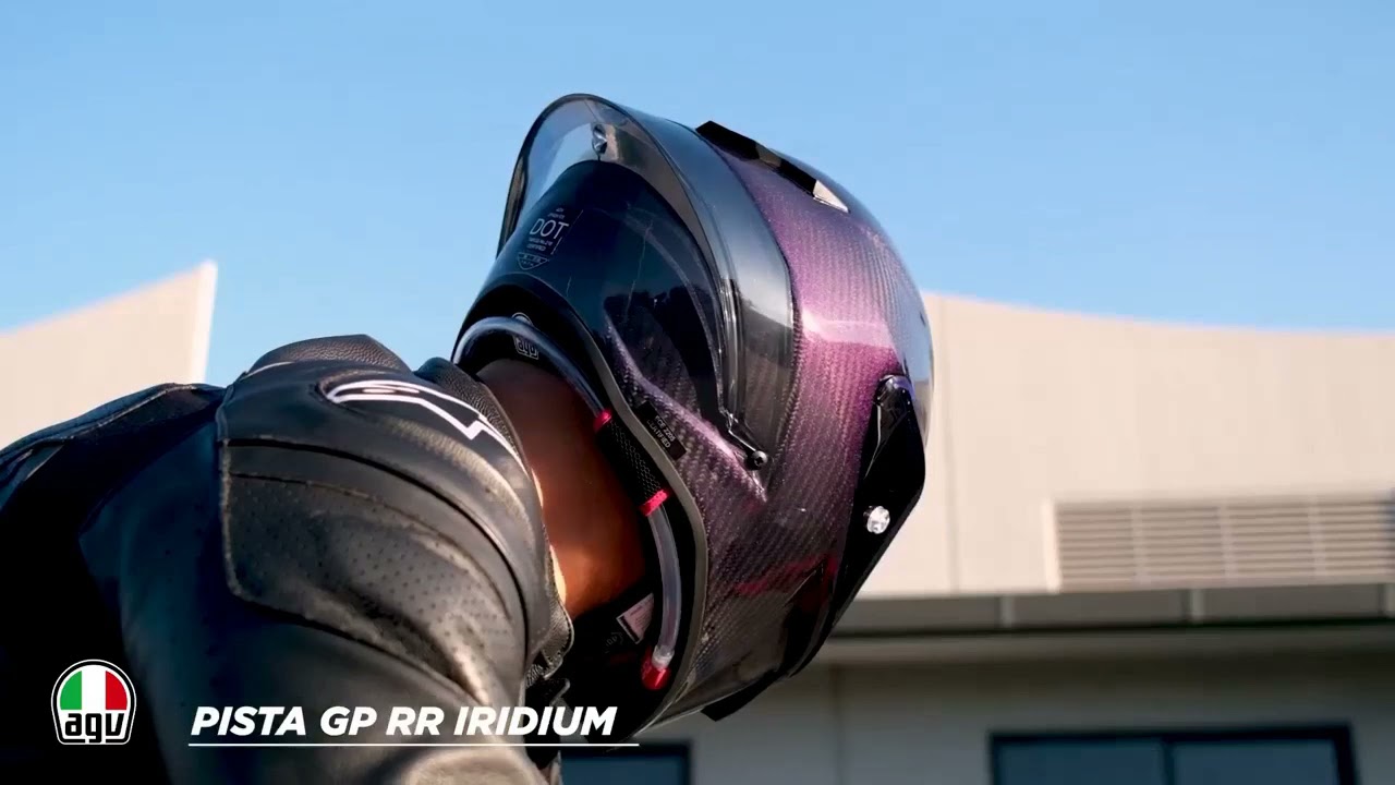 Watch video AGV PISTA GP RR - IRIDIUM CARBON Now AGV PISTA GP RR - IRIDIUM CARBON