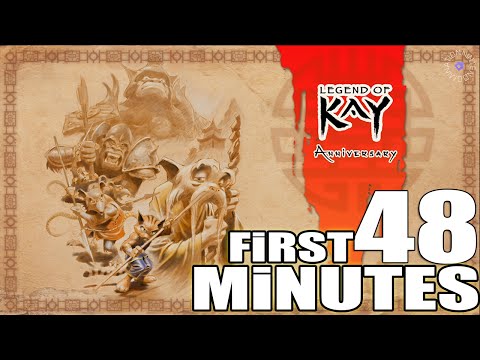 WiiU - Legend of Kay Anniversary - First 48 Minutes in 60fps