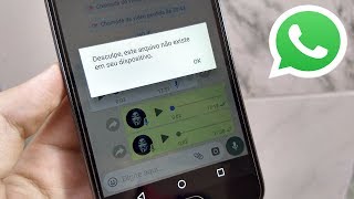 WhatsApp desculpe, este arquivo não existe em seu dispositivo? Como resolver!