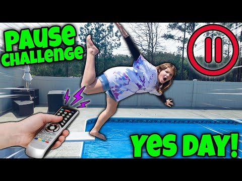 Extreme Pause Challenge| Mom Gets A Yes Day
