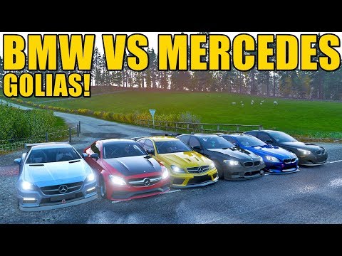 Which is better? BMW or Mercedes? Insane race in Goliath - Forza Horizon 4 - Gameplay