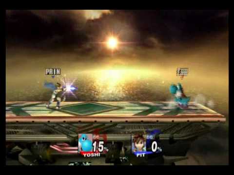 SSBB Tom (Yoshi) VS PRIN (Pit) 1
