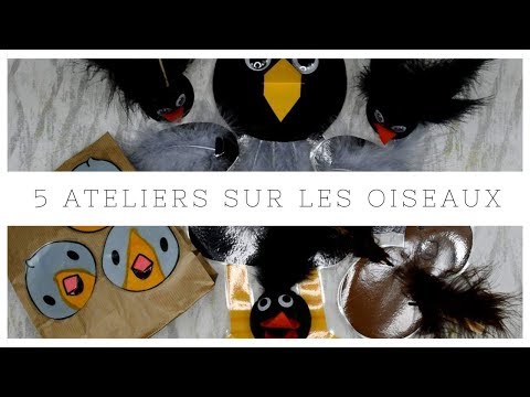 BRICOLAGE ENFANT // LES OISEAUX