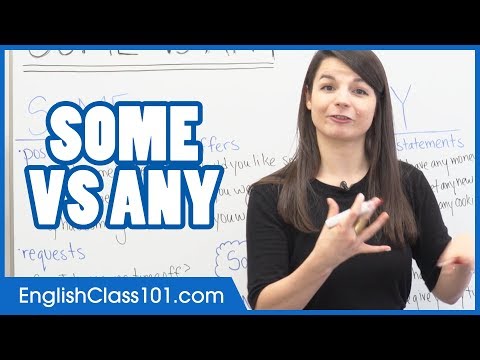 When to use SOME and ANY? Learn English Grammar