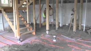 preview picture of video 'Cement Basement Being Poured in Annandale on Lake John'