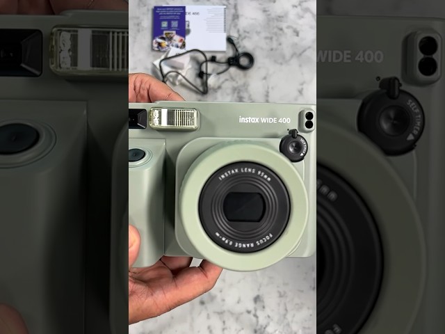 Vídeo relacionado con Lebakort Duro Caja Estuche Funda para Fujifilm Instax Wide 400/Instax Wide 300 Cámara Instantánea (Verde Militar)