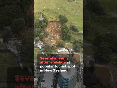 Several missing after landslide at popular tourist spot in New Zealand