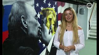 This is how Trump and Putin kiss each other | Street artist Rosalie de Graaf | UIT met Esther This is how Trump and Putin kiss each other | Street artist Rosalie de Graaf | UIT met Esther