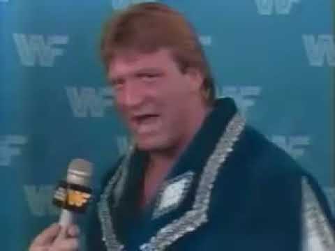Paul Orndorff cuts a promo on King Kong Bundy - 10/12/1987 - WWF