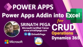 Power Apps Add in to Excel for Creating and Updating records in Dynamics 365 CRM