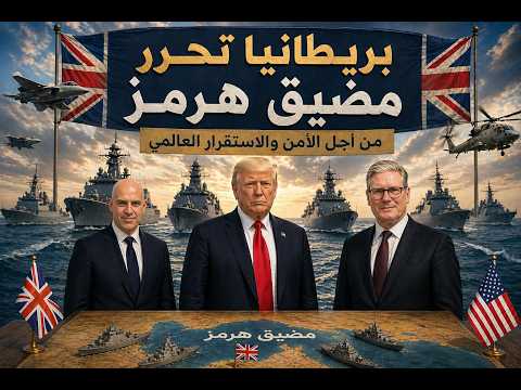 عاجل: بريطانيا تبدأ تحالف تحرير مضيق هرمز وتحرك 