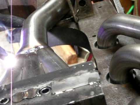 Tig welding on 321 stainless headers for a 911 porsche