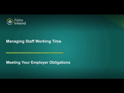 Managing Staff Working Time
