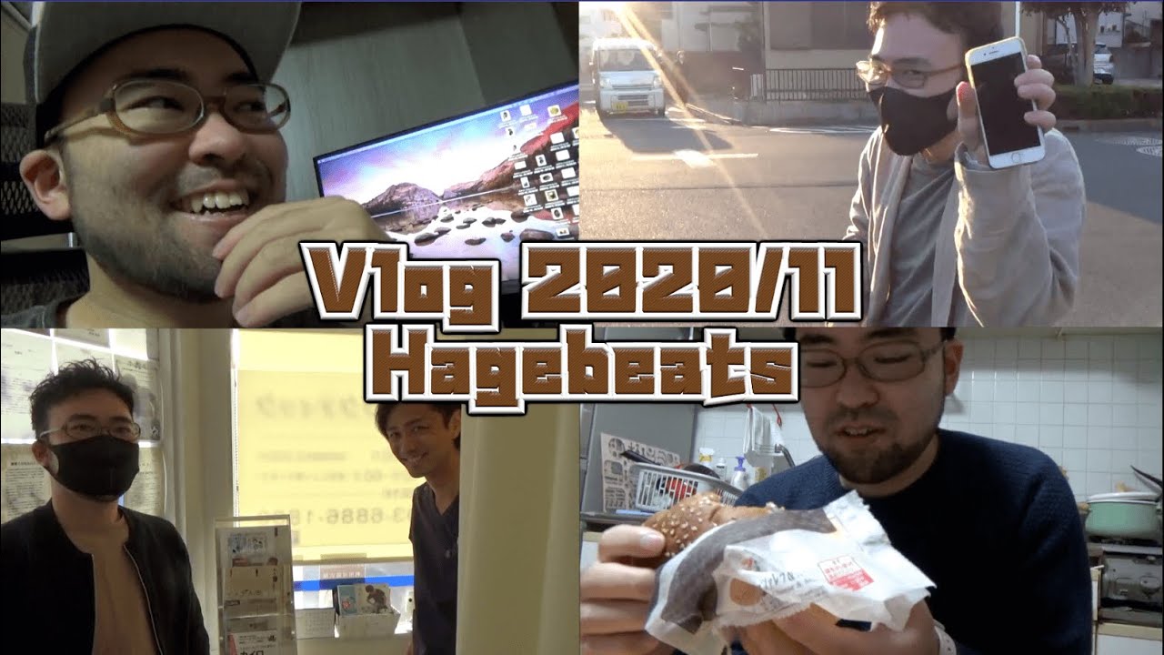 【vlog】メンタル壊れたハゲの月報【2020年11月】