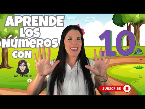 Aprende los números del 1 al 10 | Contamos con los dedos y patitos con Ms. Stephie 🐥🖐️
