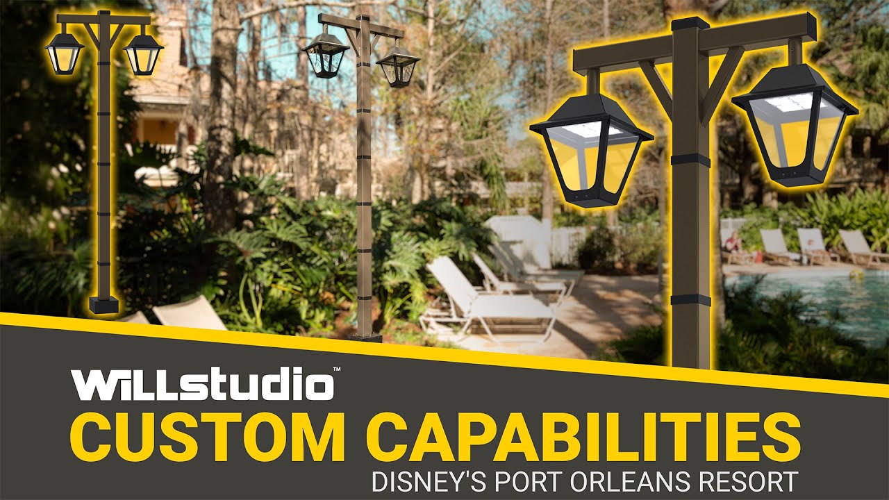 Disney's Port Orleans Resort Custom Lighting Assembly | WiLLstudio™ Custom Capabilities