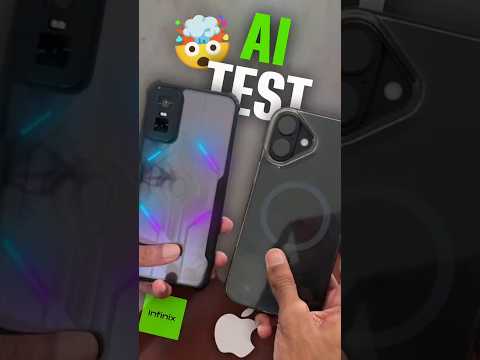 Infinix GT 30 Pro Vs Iphone 16 Plus AI Test☠️ #shorts #infinixgt30pro #iphone16plus