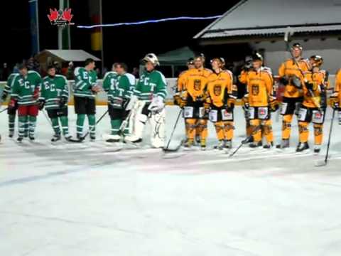 Bavaria Winter Classic: EC Tegernsee - Tölzer Löwen, Die Siegesfeier