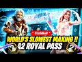 Maxing Out New A2 Royal Pass | A2 Royal Pass Maxing Out | New Upgradable UMP Skin |