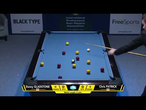 Chris Patrick v Daniel Gladstone(Clip) IPA World Pool Championships 2018